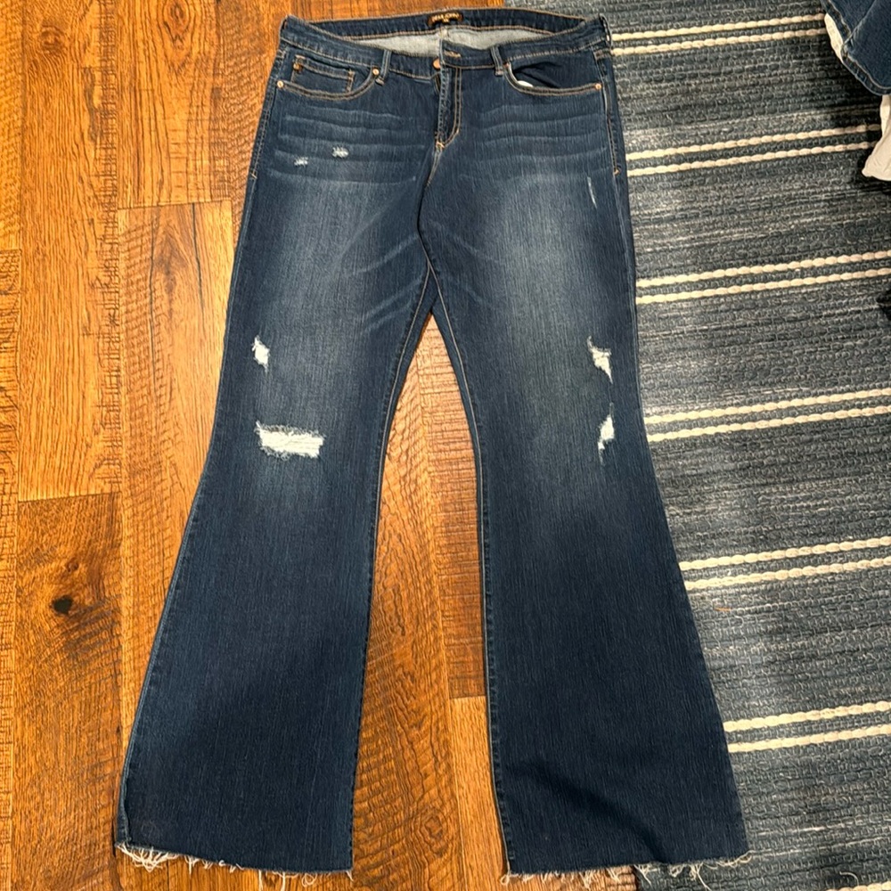 Dear John flare distressed jeans